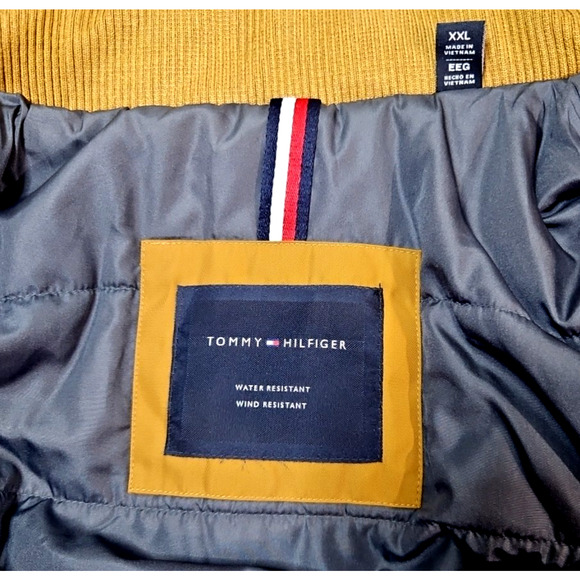 Tommy Hilfiger Men’s Brown (cooper) Bomber Jacket – Size 2XL – New With Tags - Picture 6 of 10